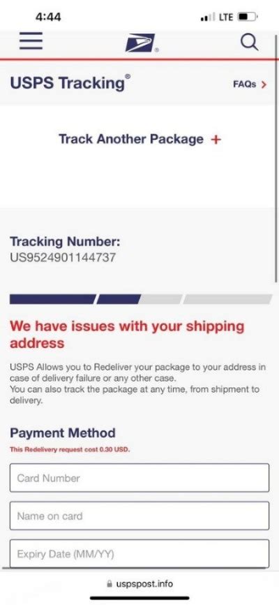 usps package tracker scam